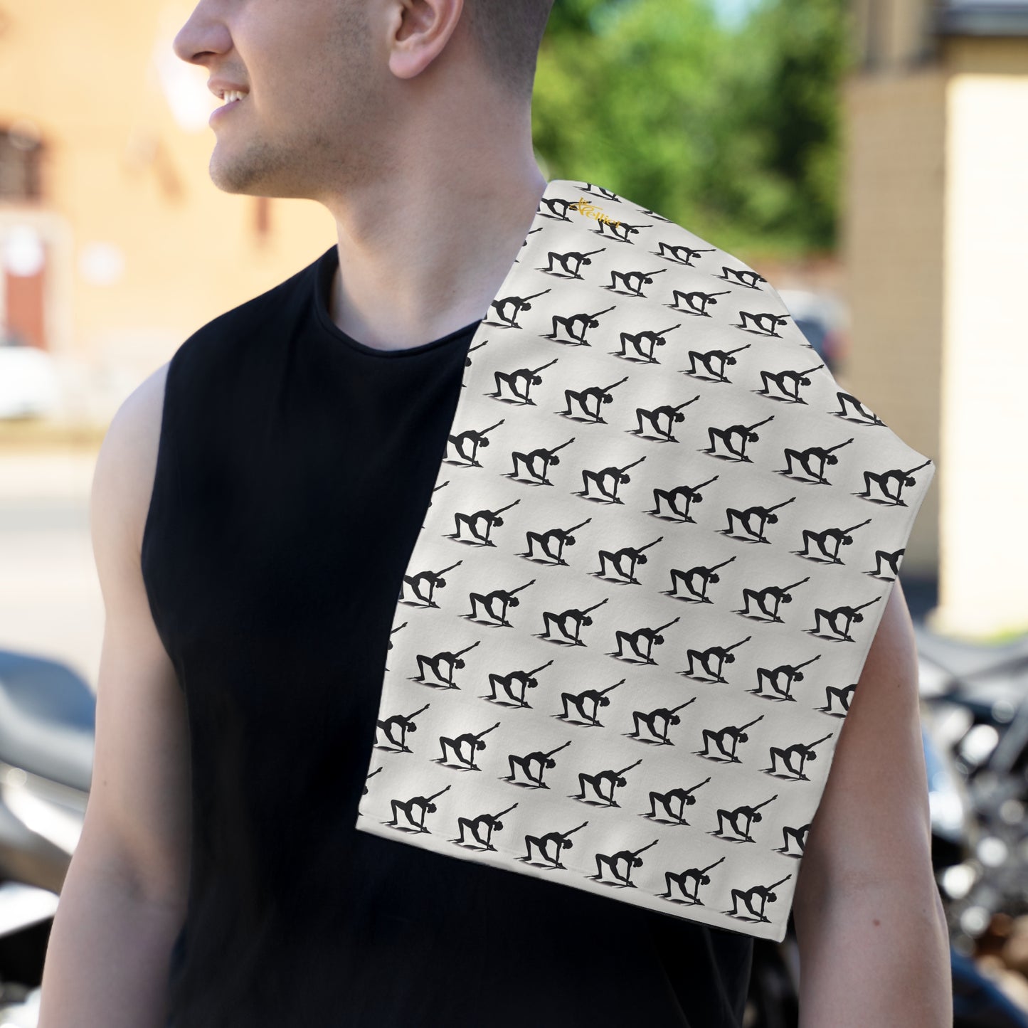 Anjaneyasana Yoga Workout Towel