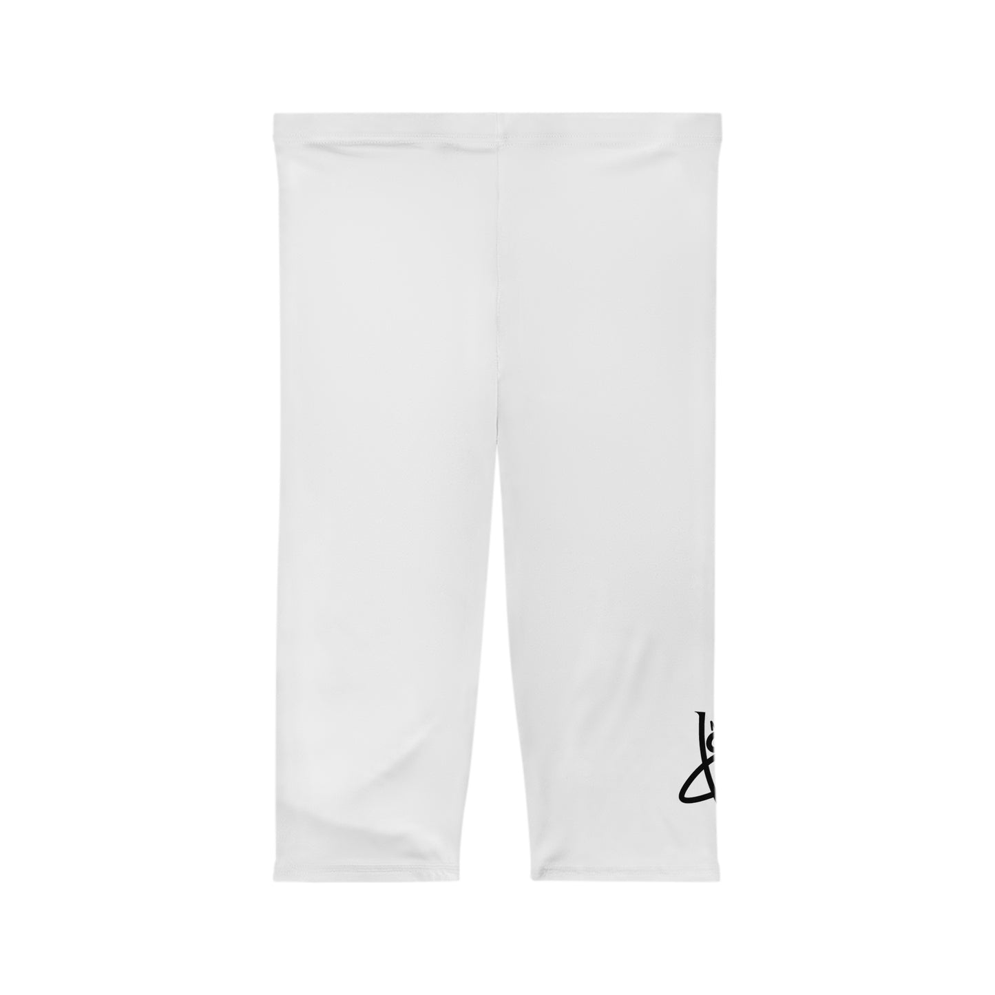 White Women’s Capri Leggings