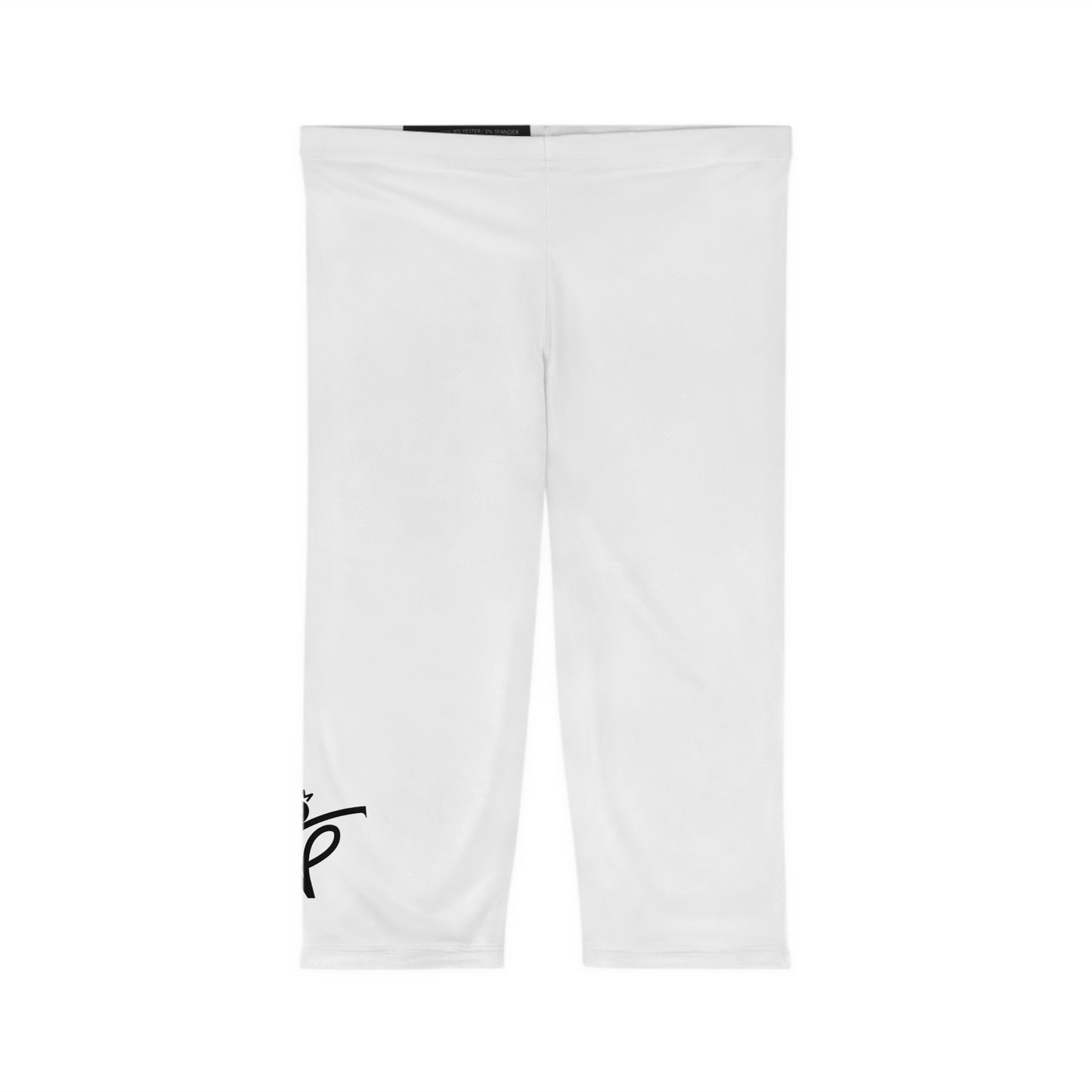 White Women’s Capri Leggings