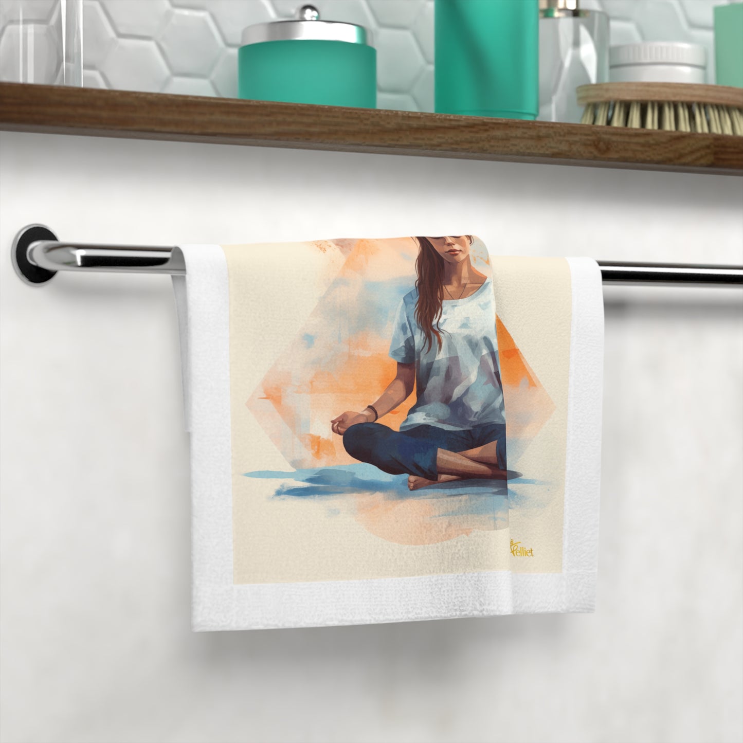 Face Towel - Padmasana Meditation