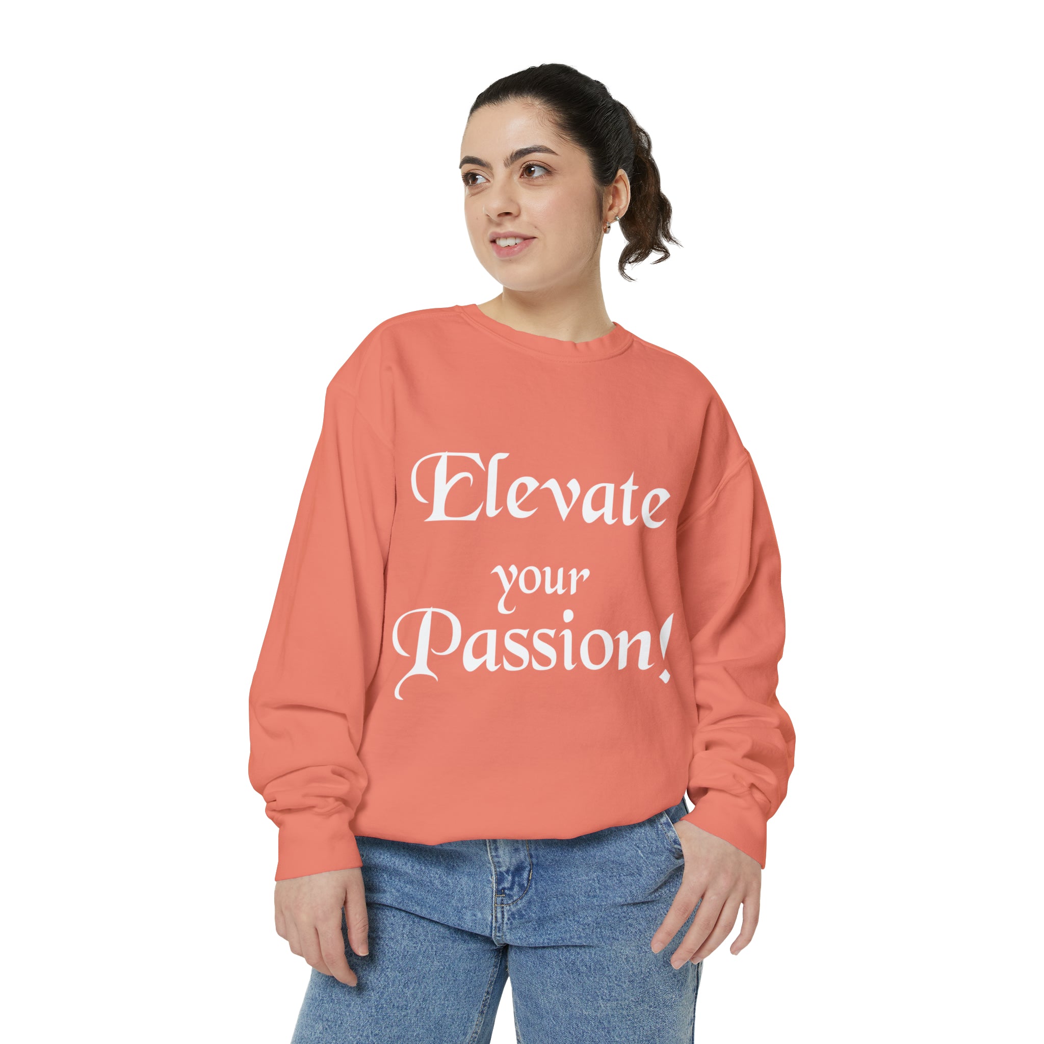 Sudadera unisex teñida en prenda