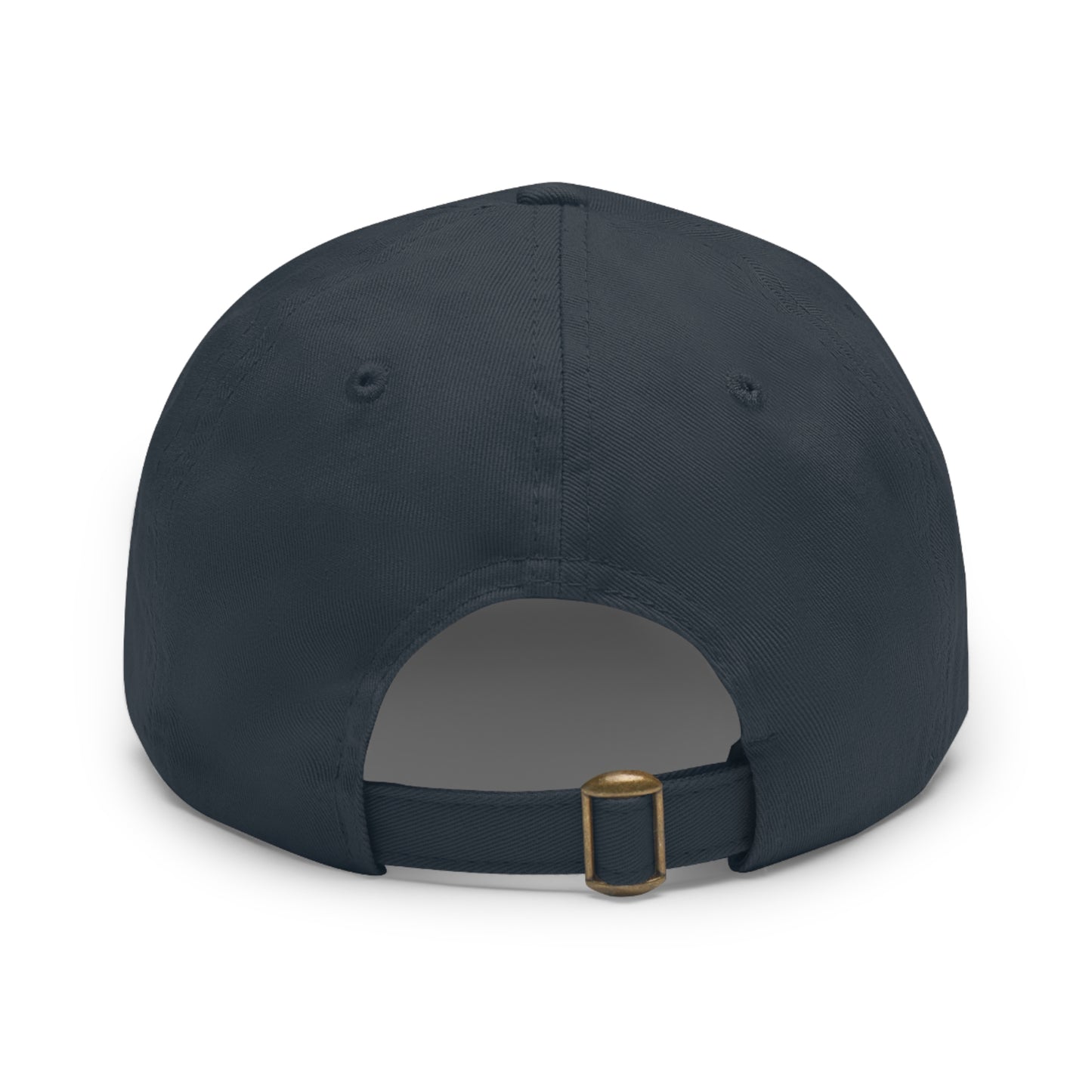 Dad Hat with Velliet Leather Patch (Rectangle)