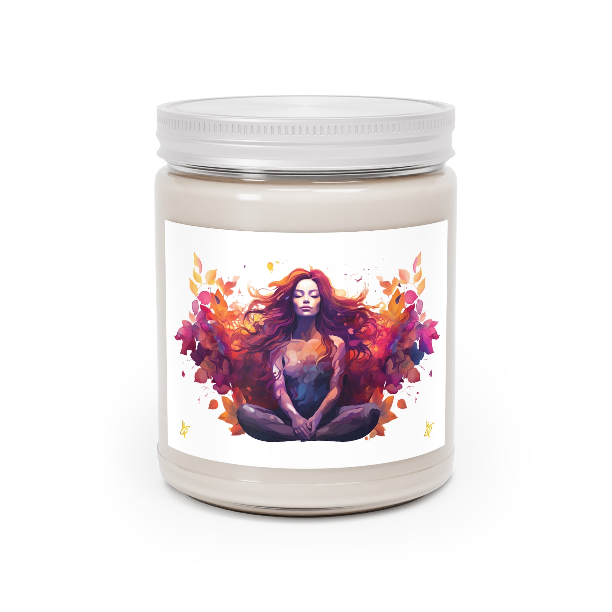 Velas perfumadas para meditación de yoga, 9 oz
