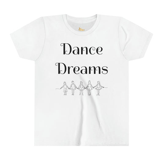 Camiseta de manga corta de ballet juvenil