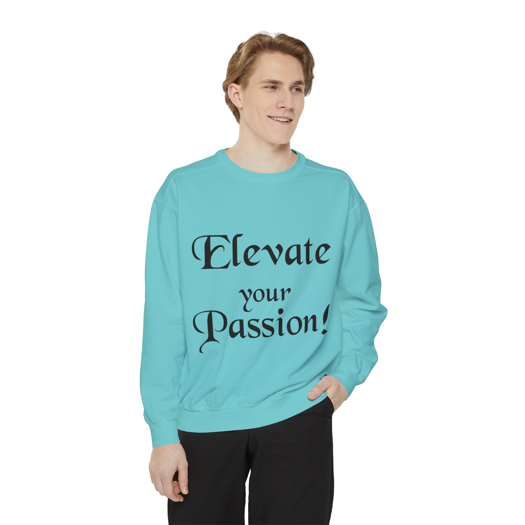 Sudadera unisex teñida en prenda