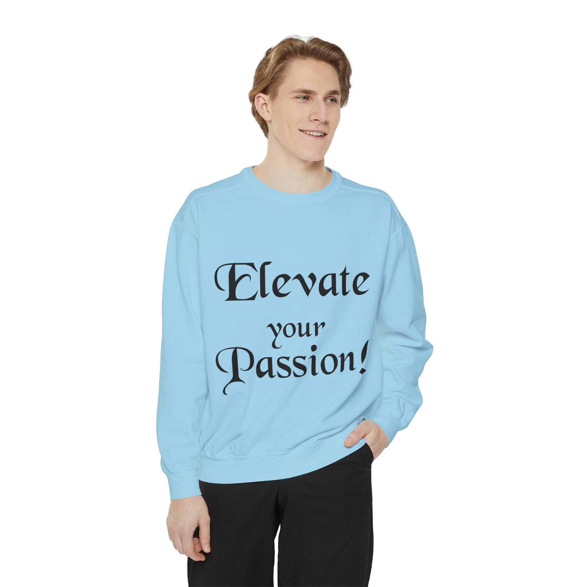 Sudadera unisex teñida en prenda
