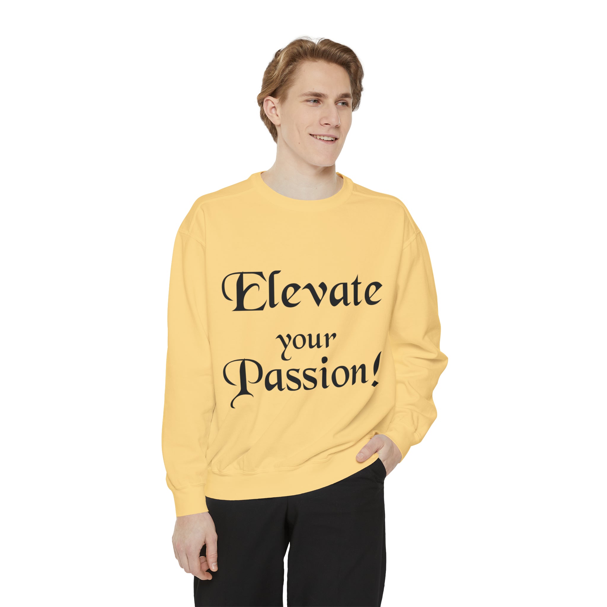 Sudadera unisex teñida en prenda