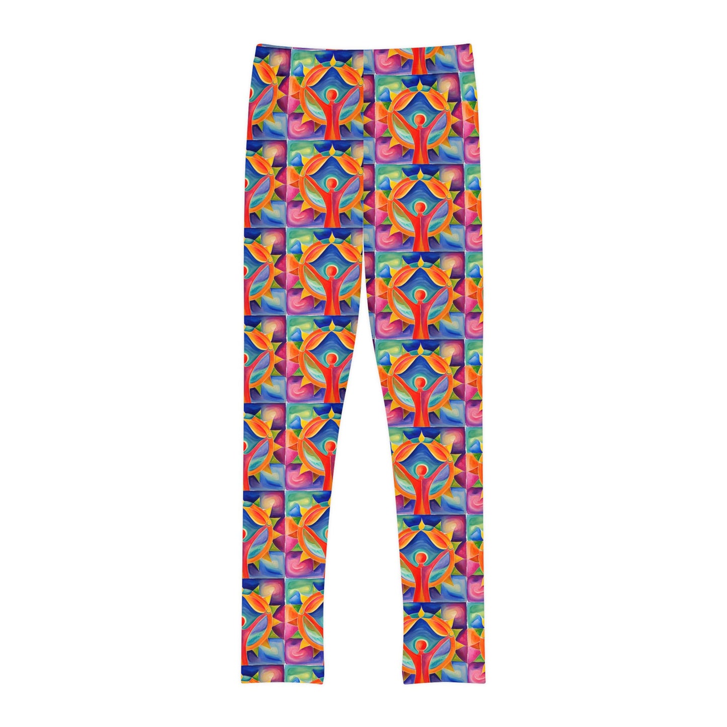 Sunrise Youth Full-Length Leggings (AOP)