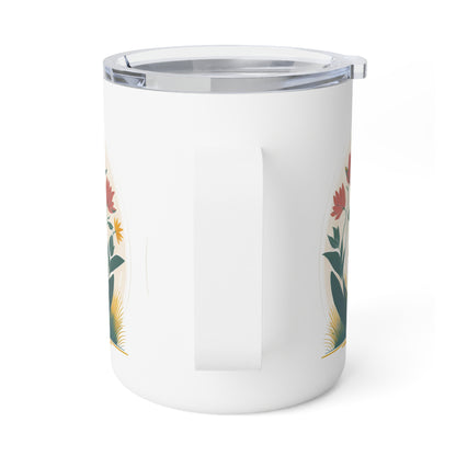 Lotus Insulated Coffee/Tea Mug