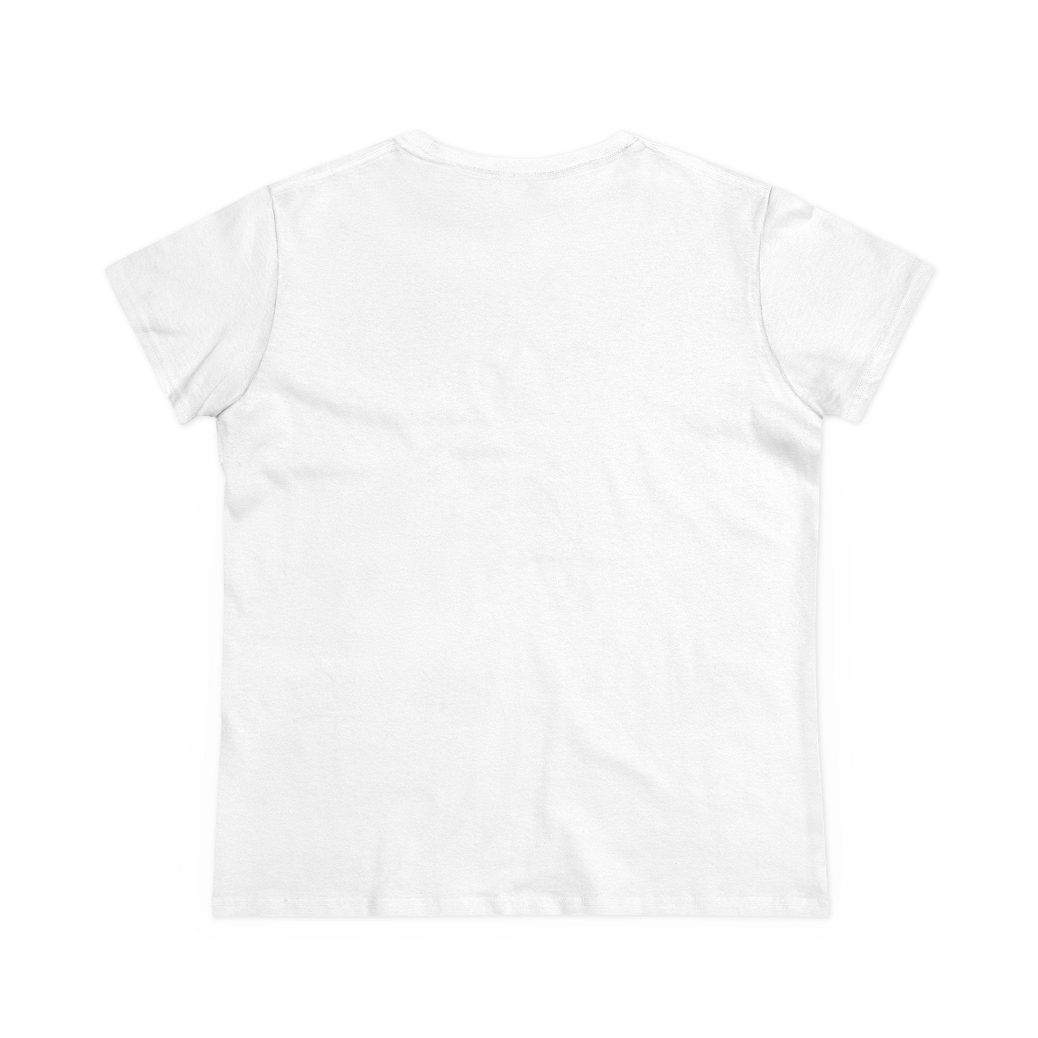 Camiseta de algodón de peso medio para mujer