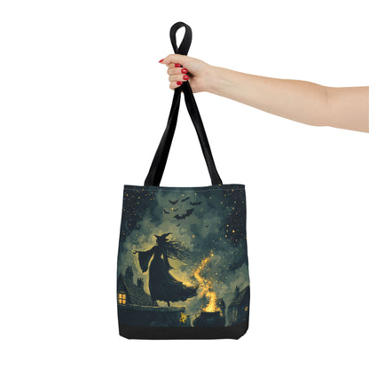 Starry Witchcraft Cauldron - Tote Bag