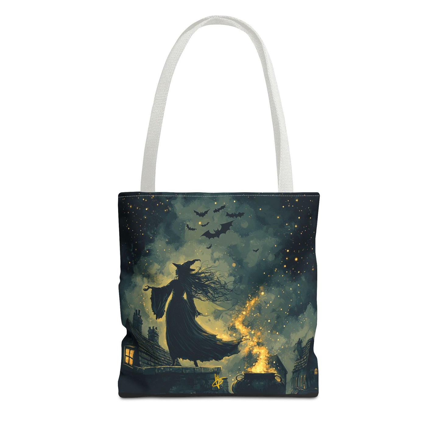 Starry Witchcraft Cauldron - Tote Bag