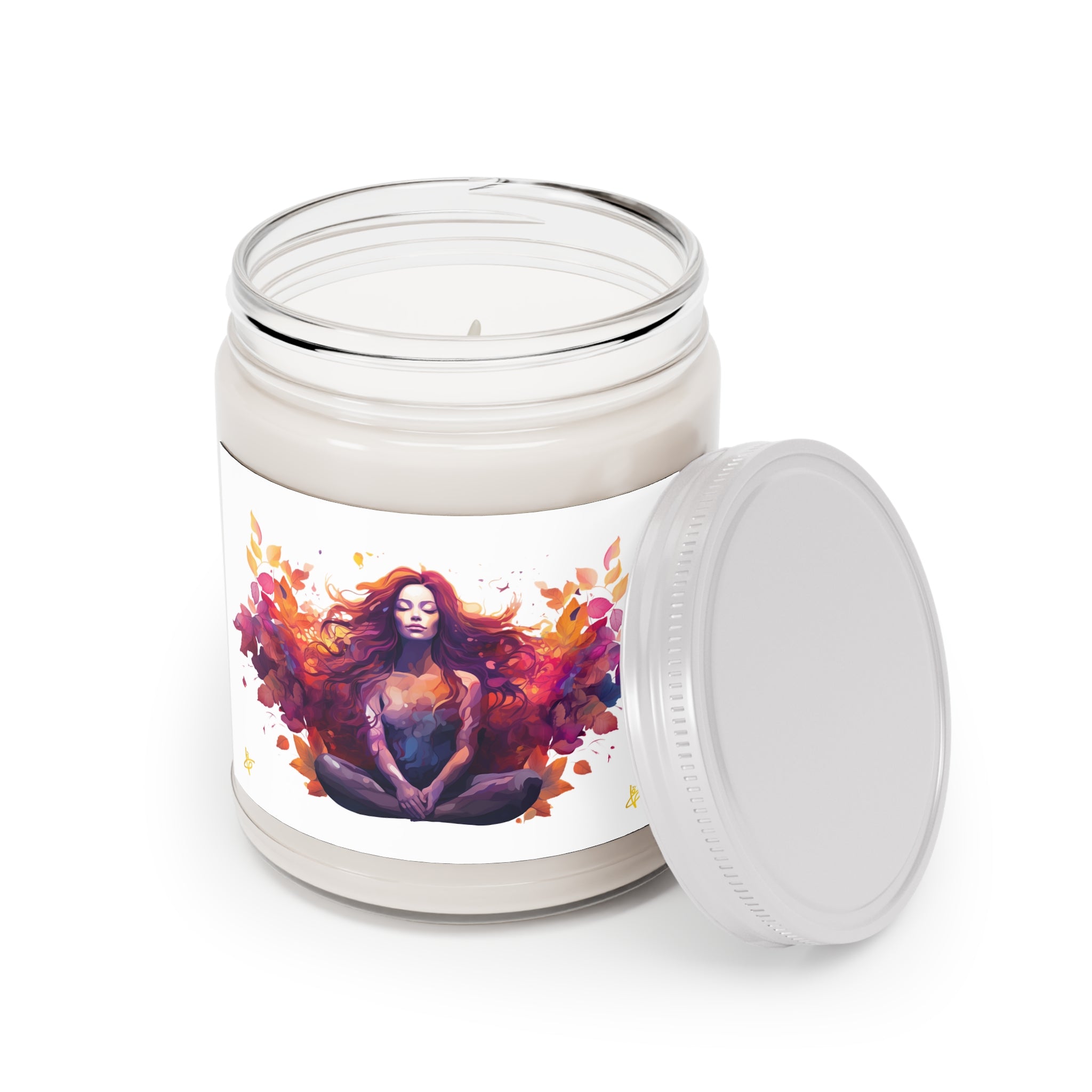 Velas perfumadas para meditación de yoga, 9 oz
