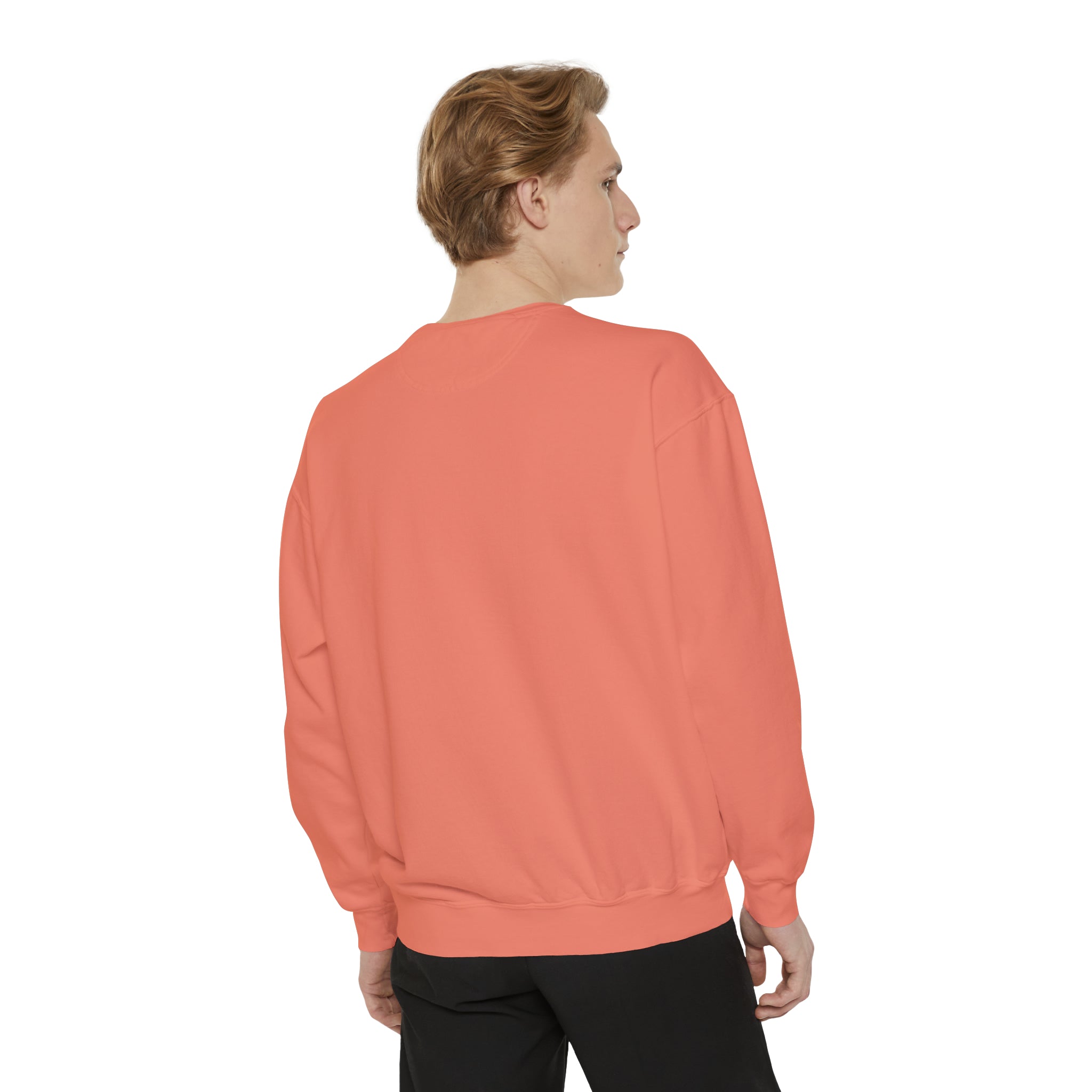 Sudadera unisex teñida en prenda