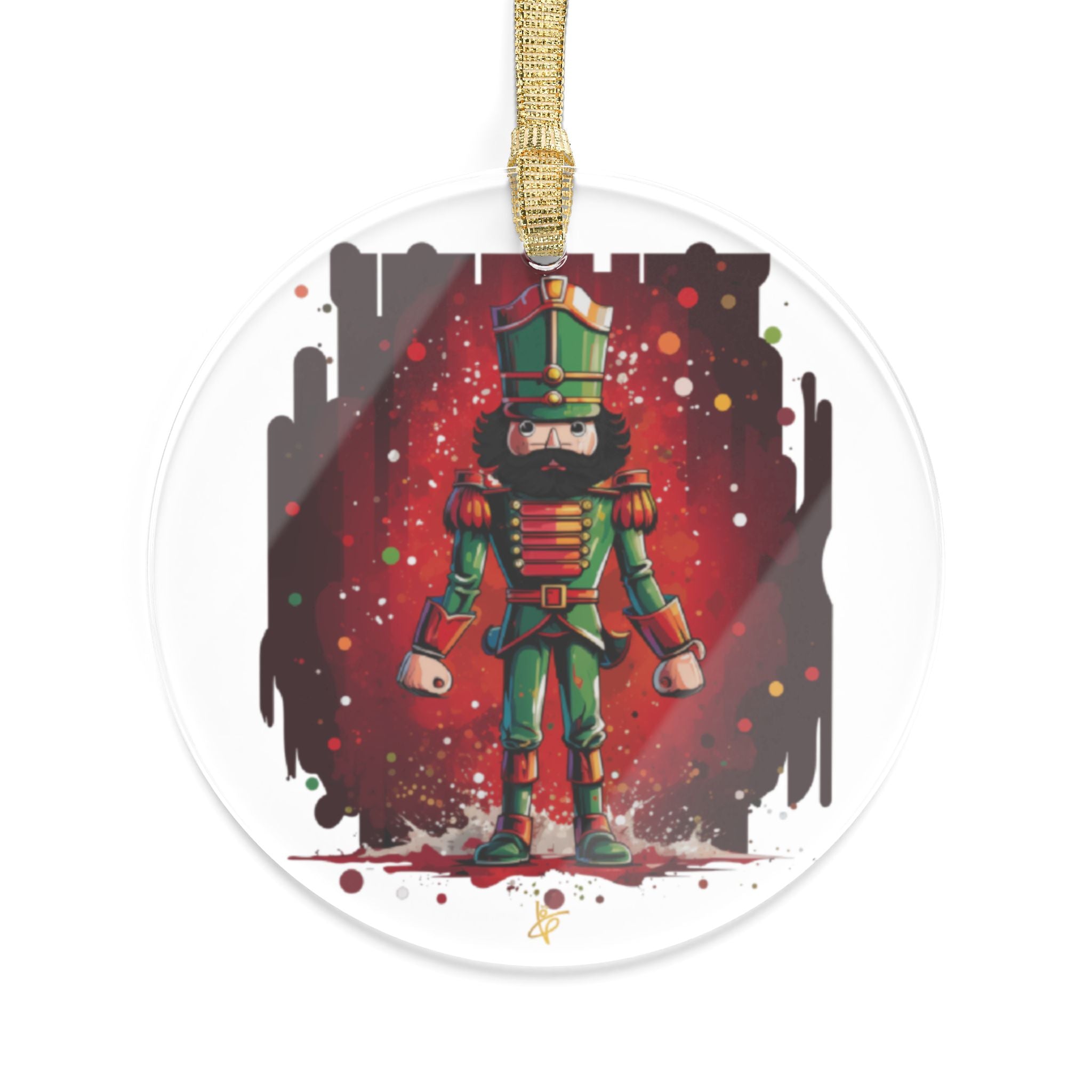Nutcracker Black Hair Acrylic Ornament / Bundle