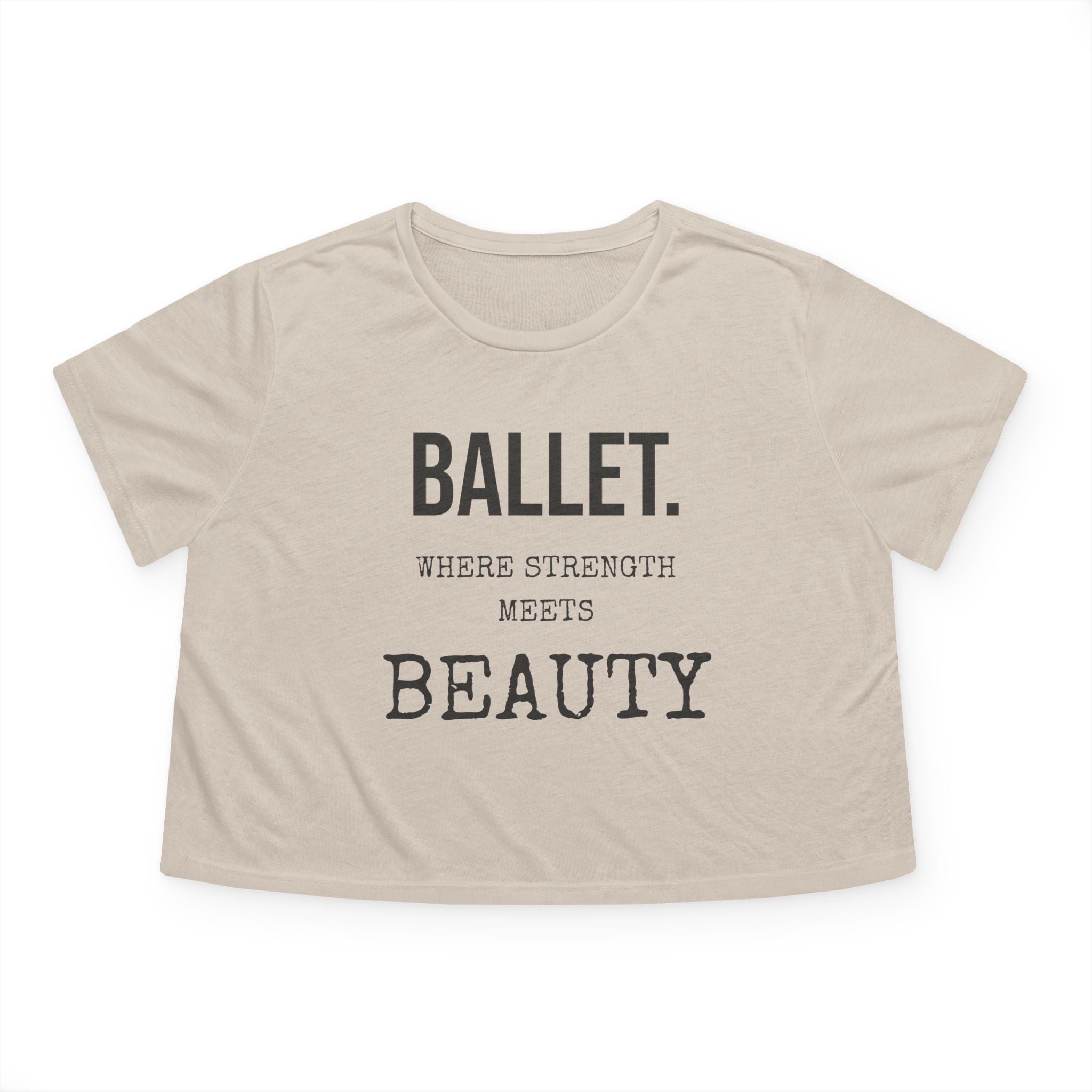 Camiseta corta fluida para mujer