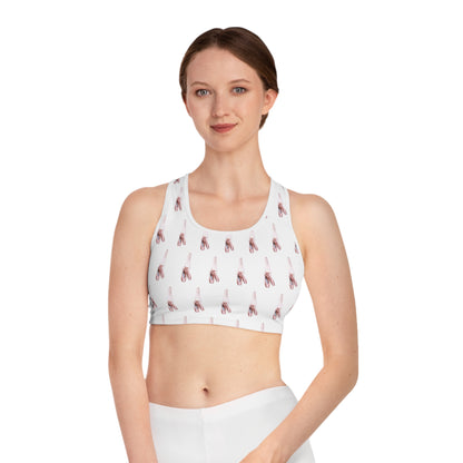 Ballet Shoes Sports Bra