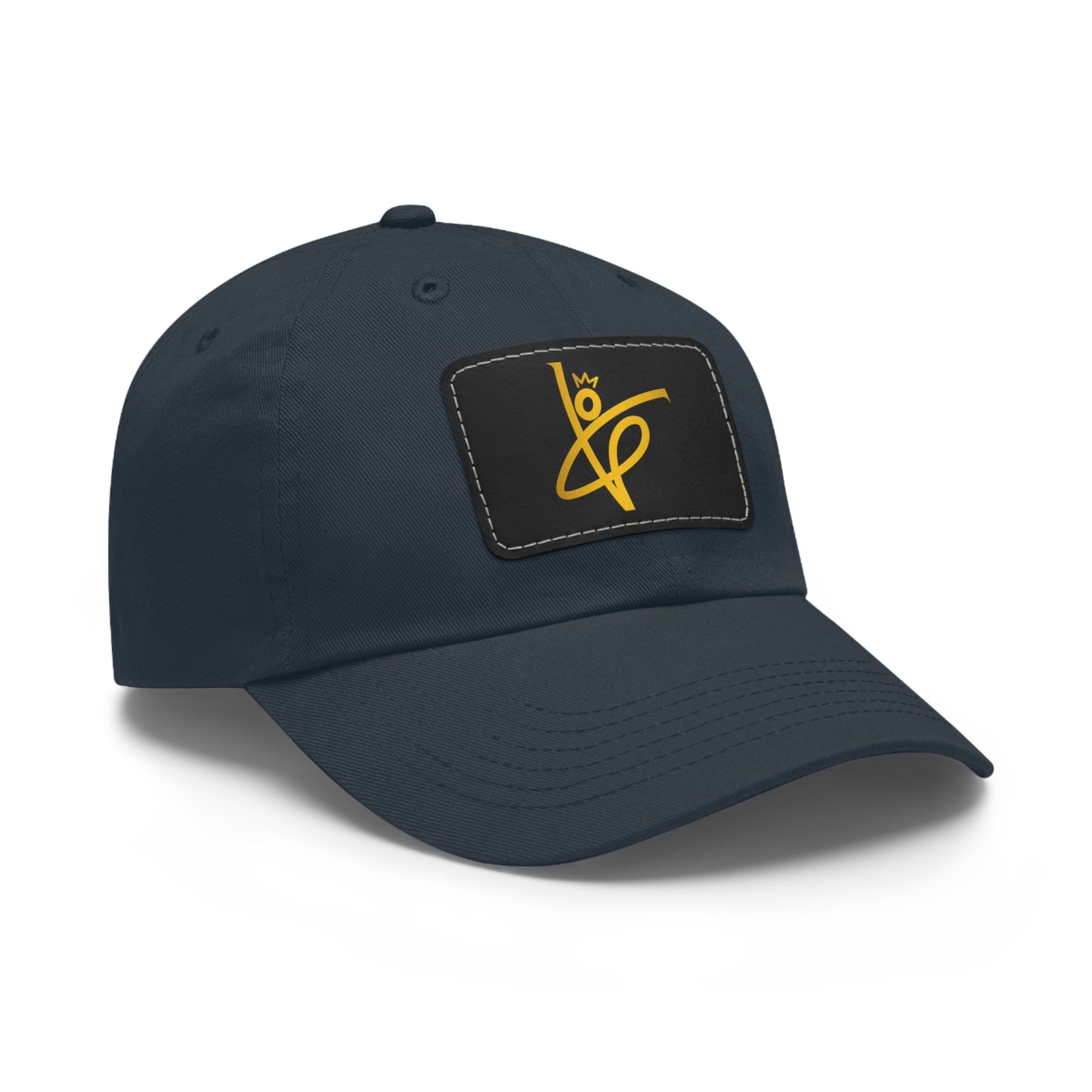 Dad Hat with Velliet Leather Patch (Rectangle)