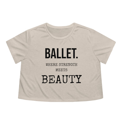 Ballet Beauty Women's Flowy Cropped Tee