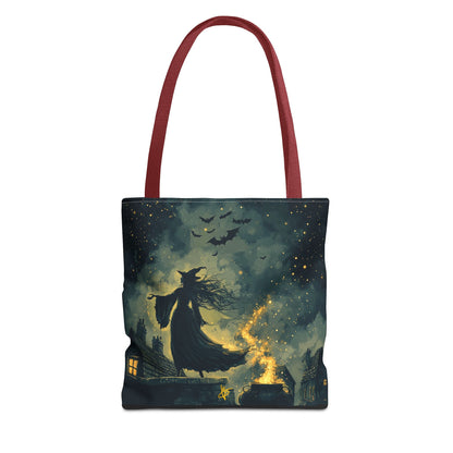 Starry Witchcraft Cauldron - Tote Bag