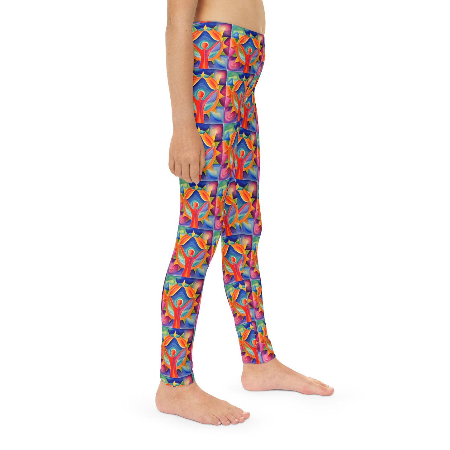 Sunrise Youth Full-Length Leggings (AOP)