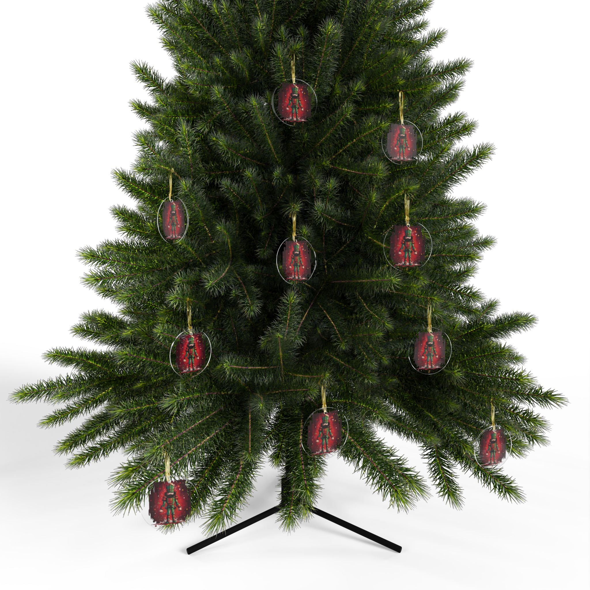 Nutcracker Black Hair Acrylic Ornament / Bundle