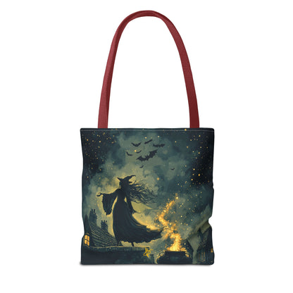 Starry Witchcraft Cauldron - Tote Bag