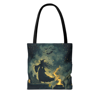 Starry Witchcraft Cauldron - Tote Bag