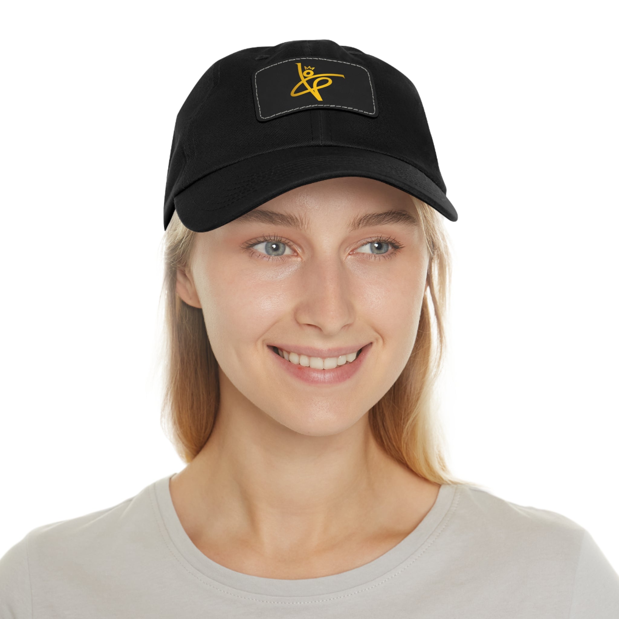 Velliet Leather Patch Hat