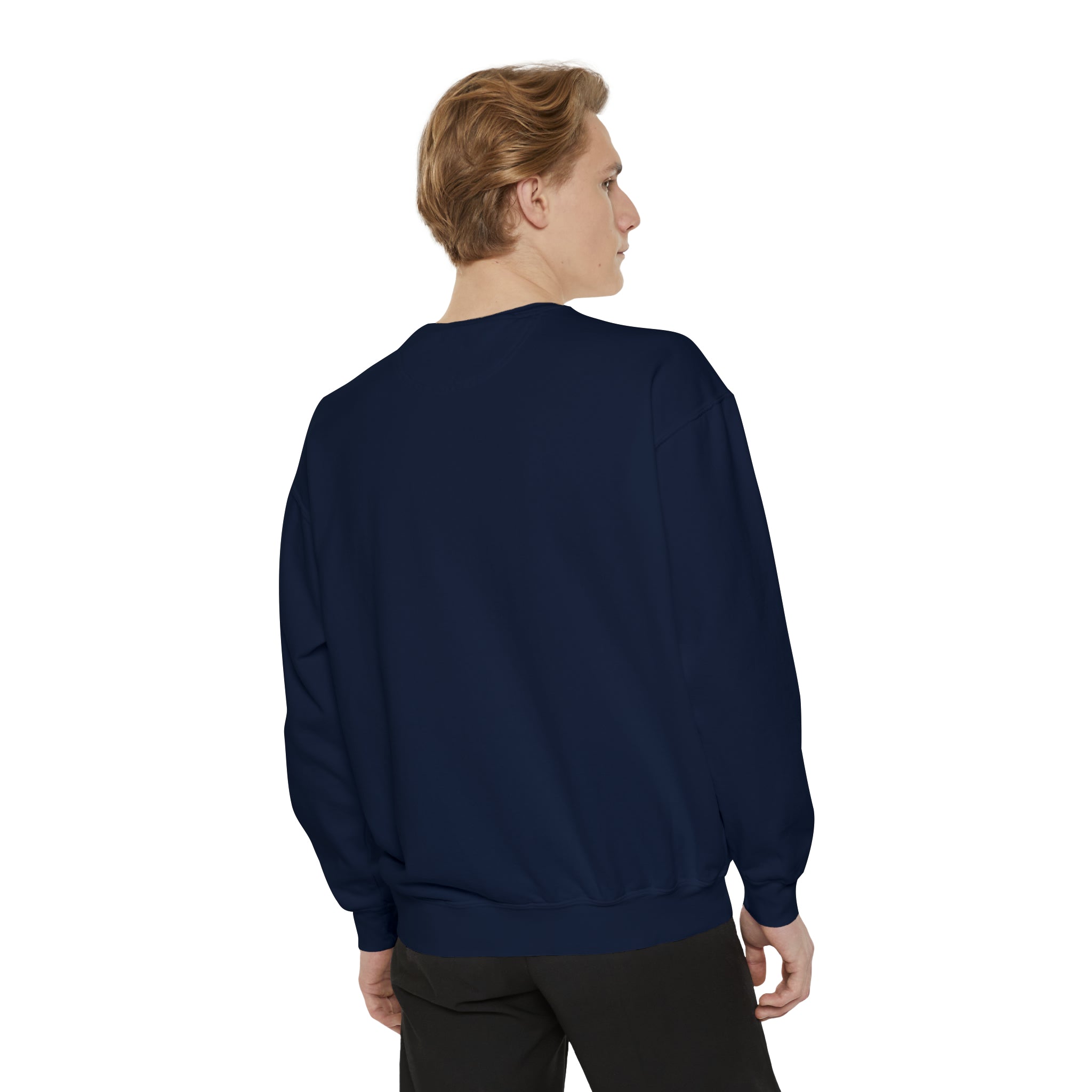Sudadera unisex teñida en prenda