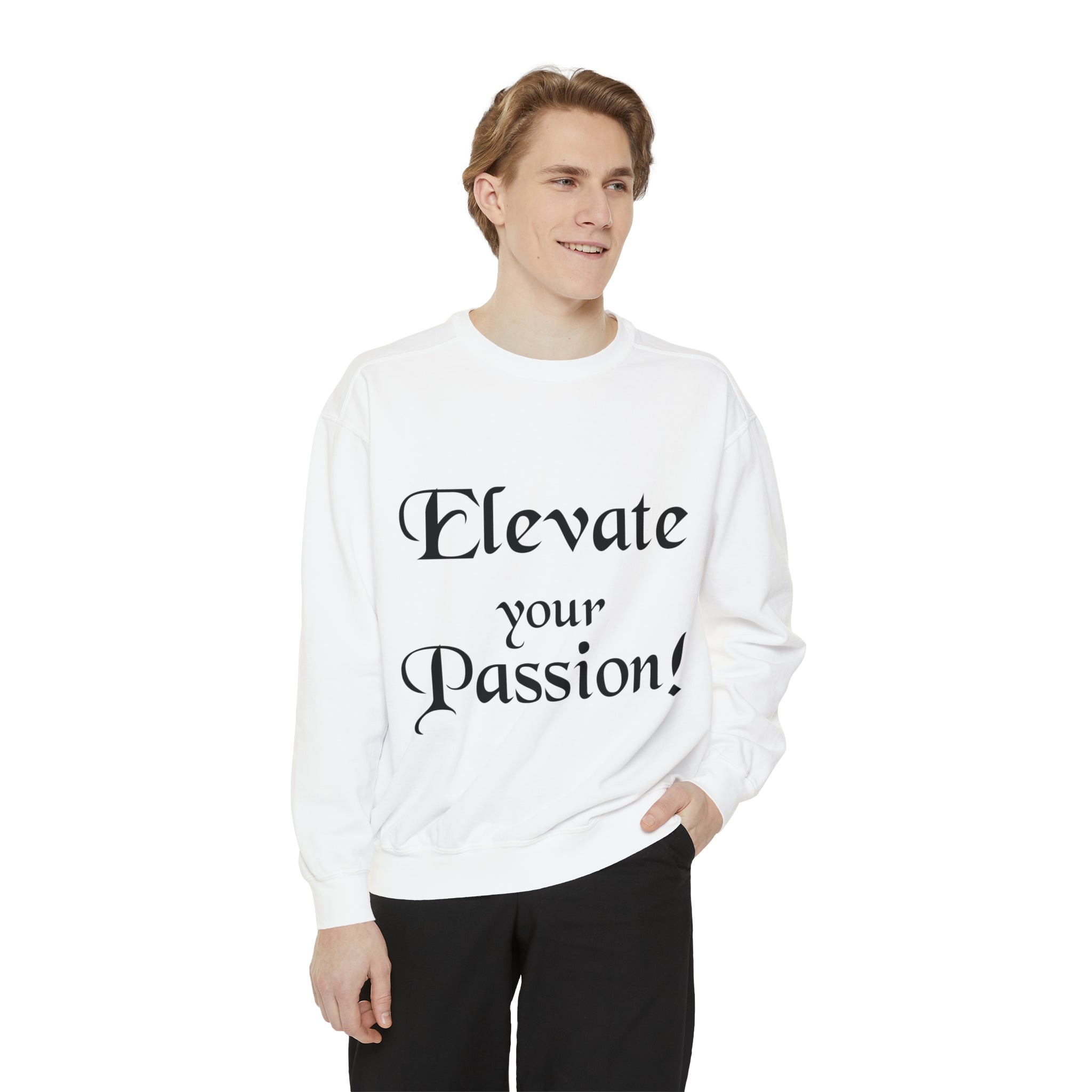 Sudadera unisex teñida en prenda