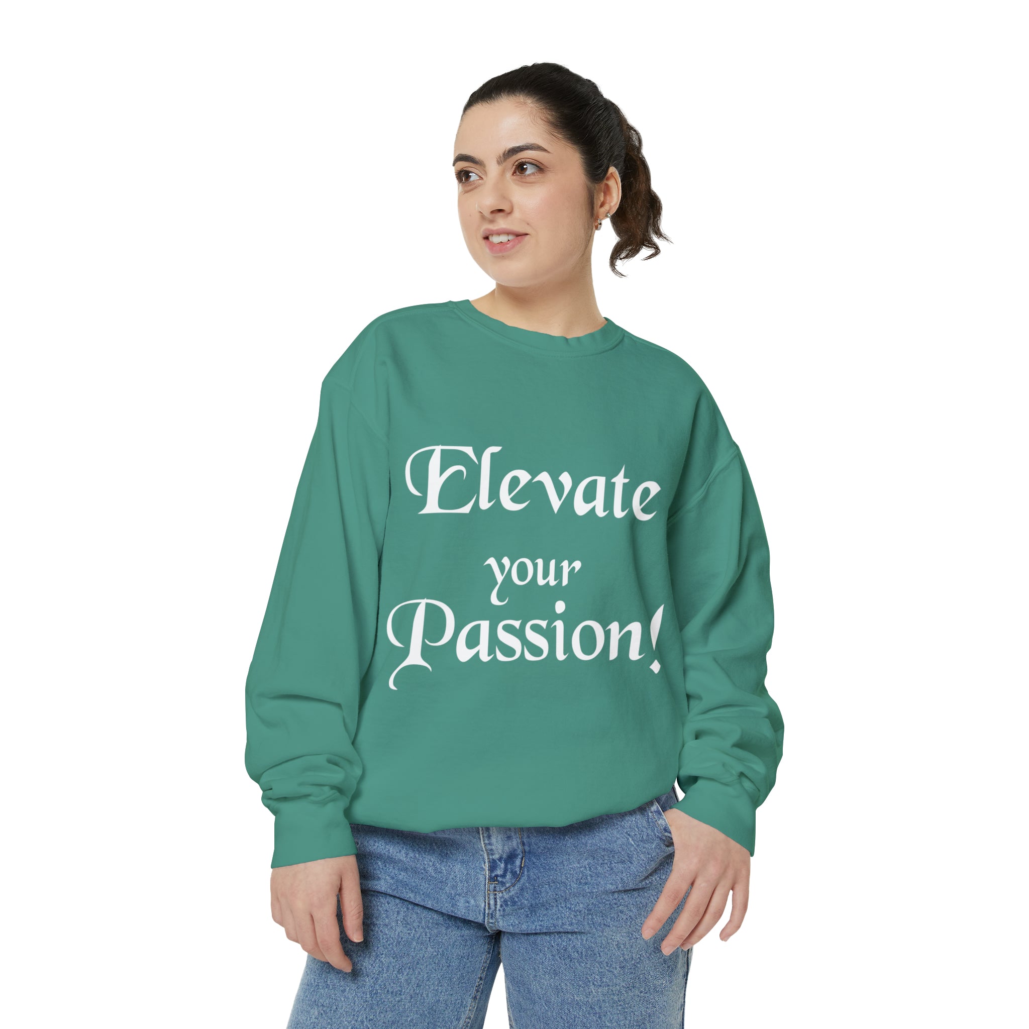 Sudadera unisex teñida en prenda