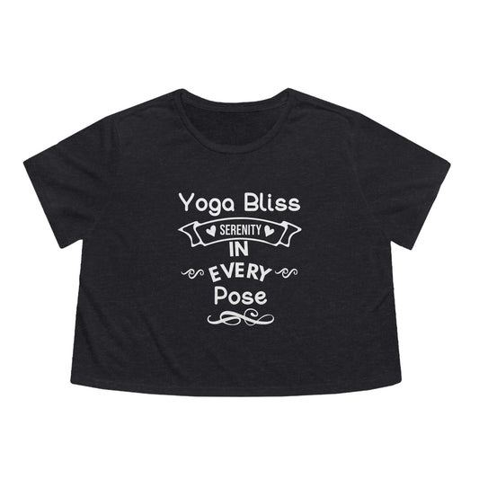 Yoga Bliss Women's Flowy Cropped Tee