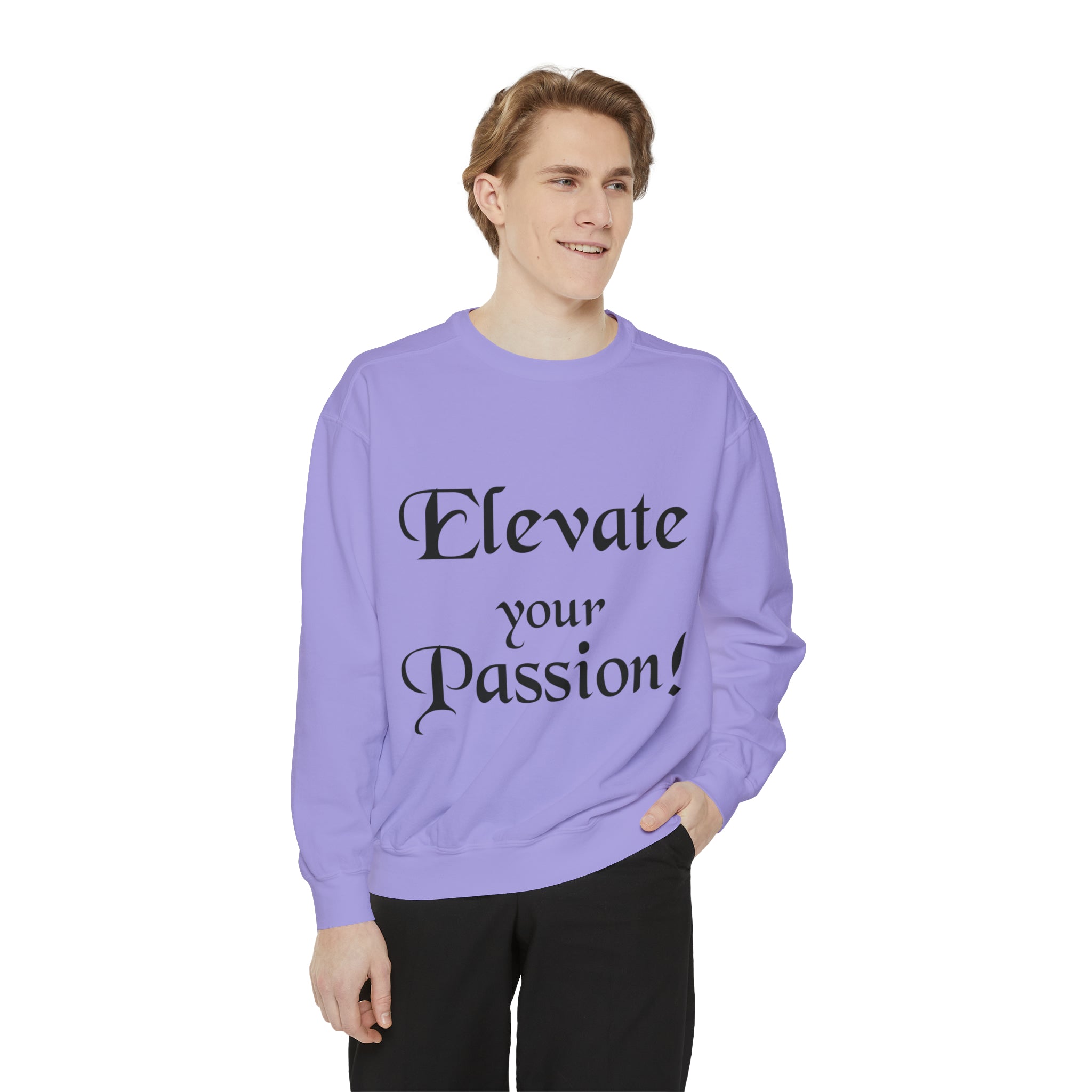 Sudadera unisex teñida en prenda