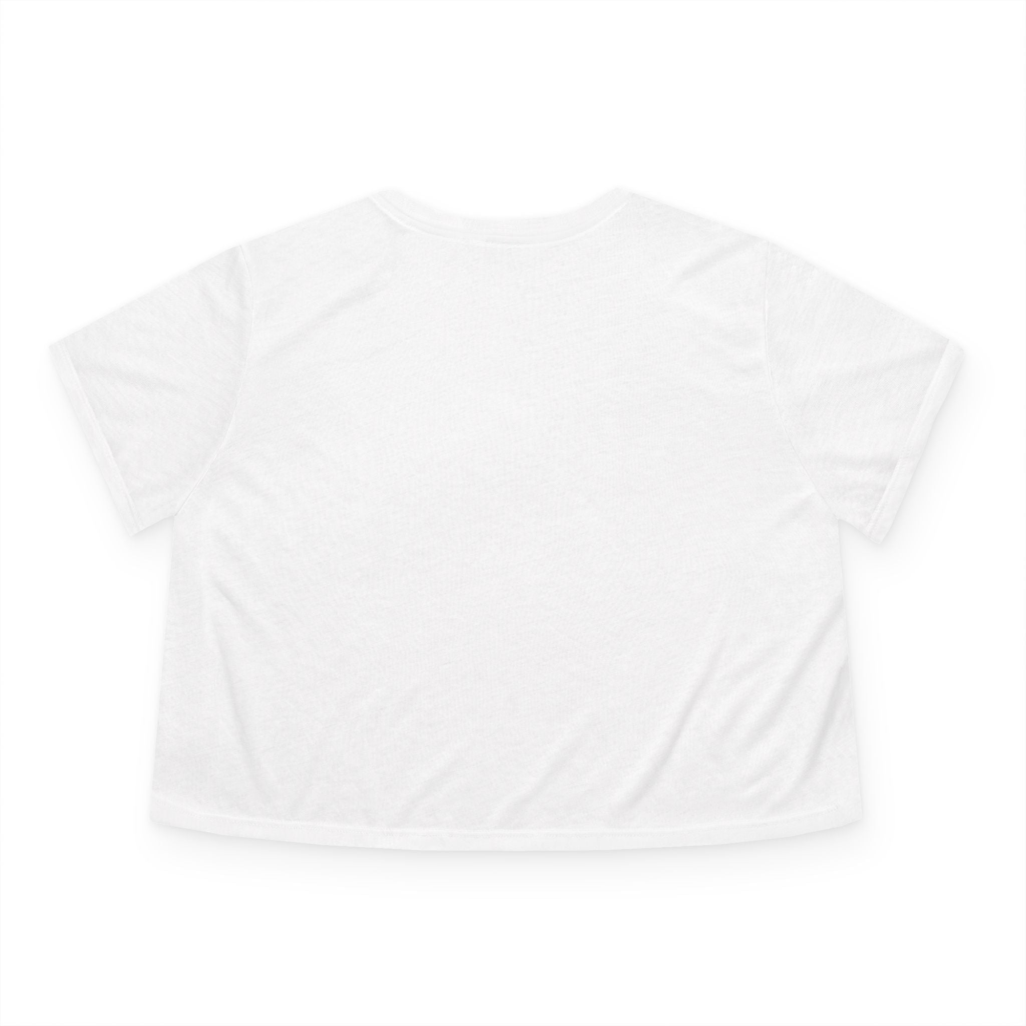 Camiseta corta fluida para mujer