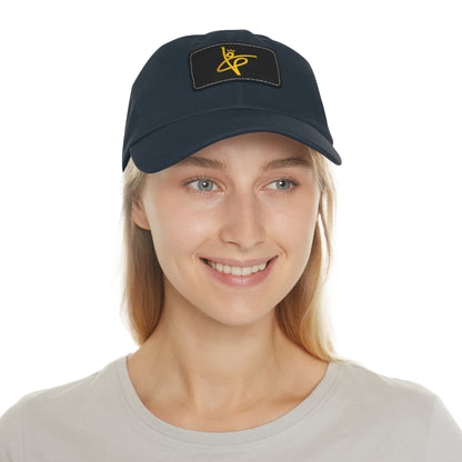 Velliet Leather Patch Hat