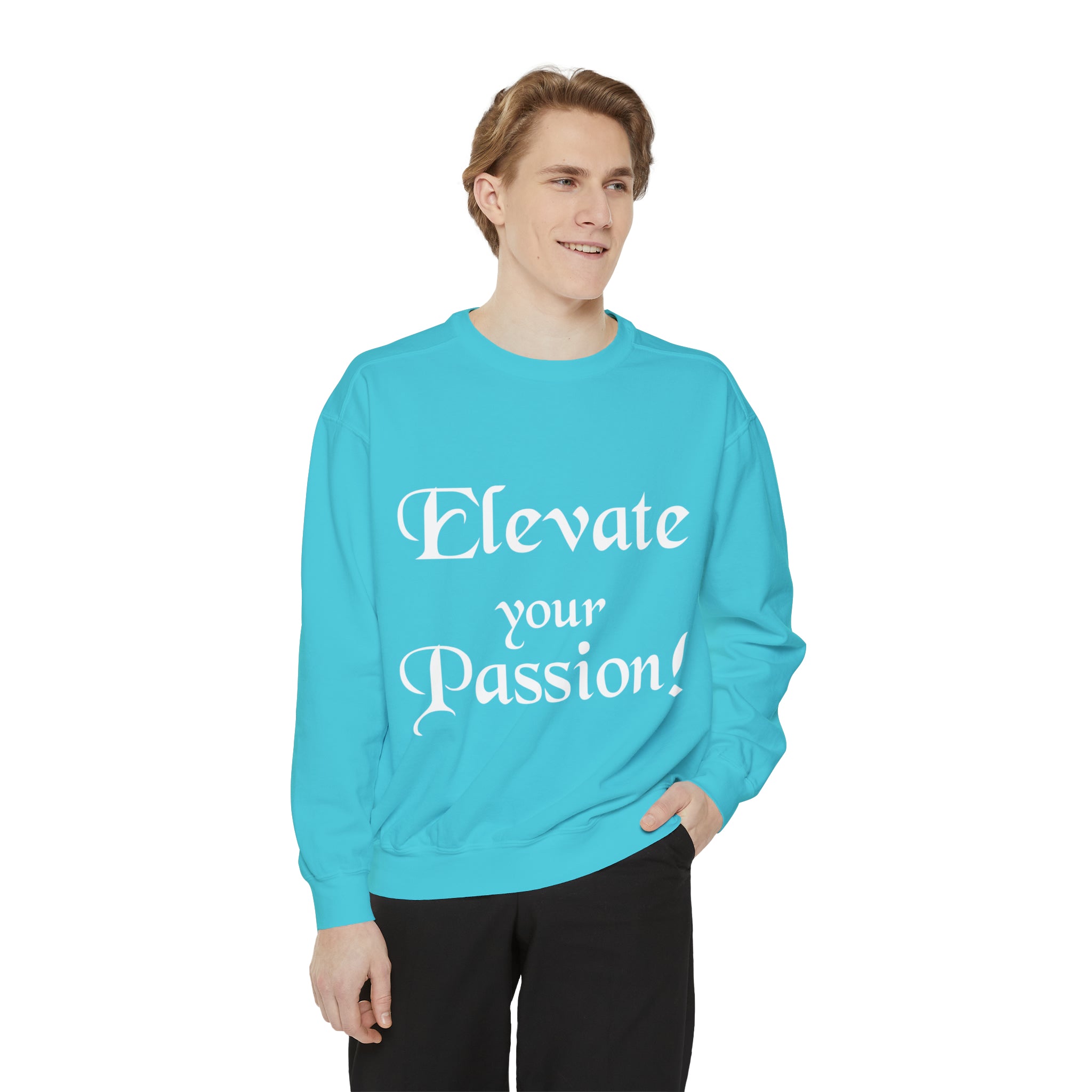 Sudadera unisex teñida en prenda