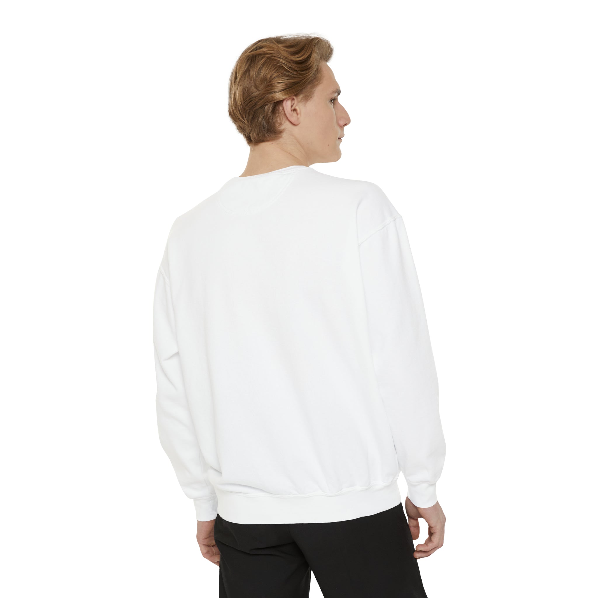 Sudadera unisex teñida en prenda