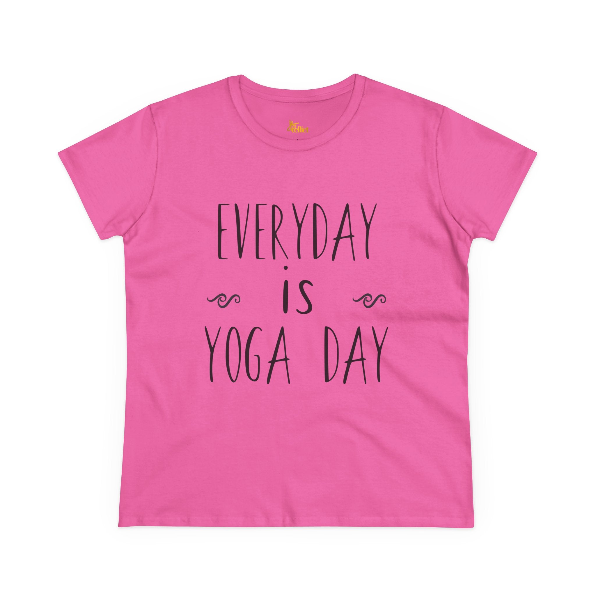 Camiseta de algodón de peso medio para mujer