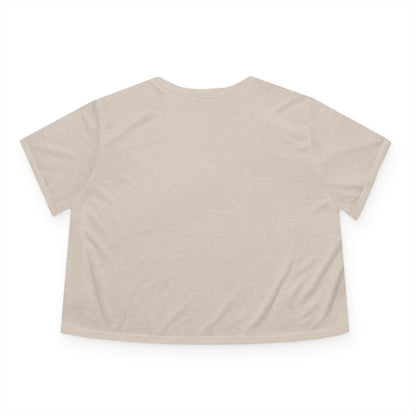 Yoga Bliss Camiseta recortada fluida para mujer
