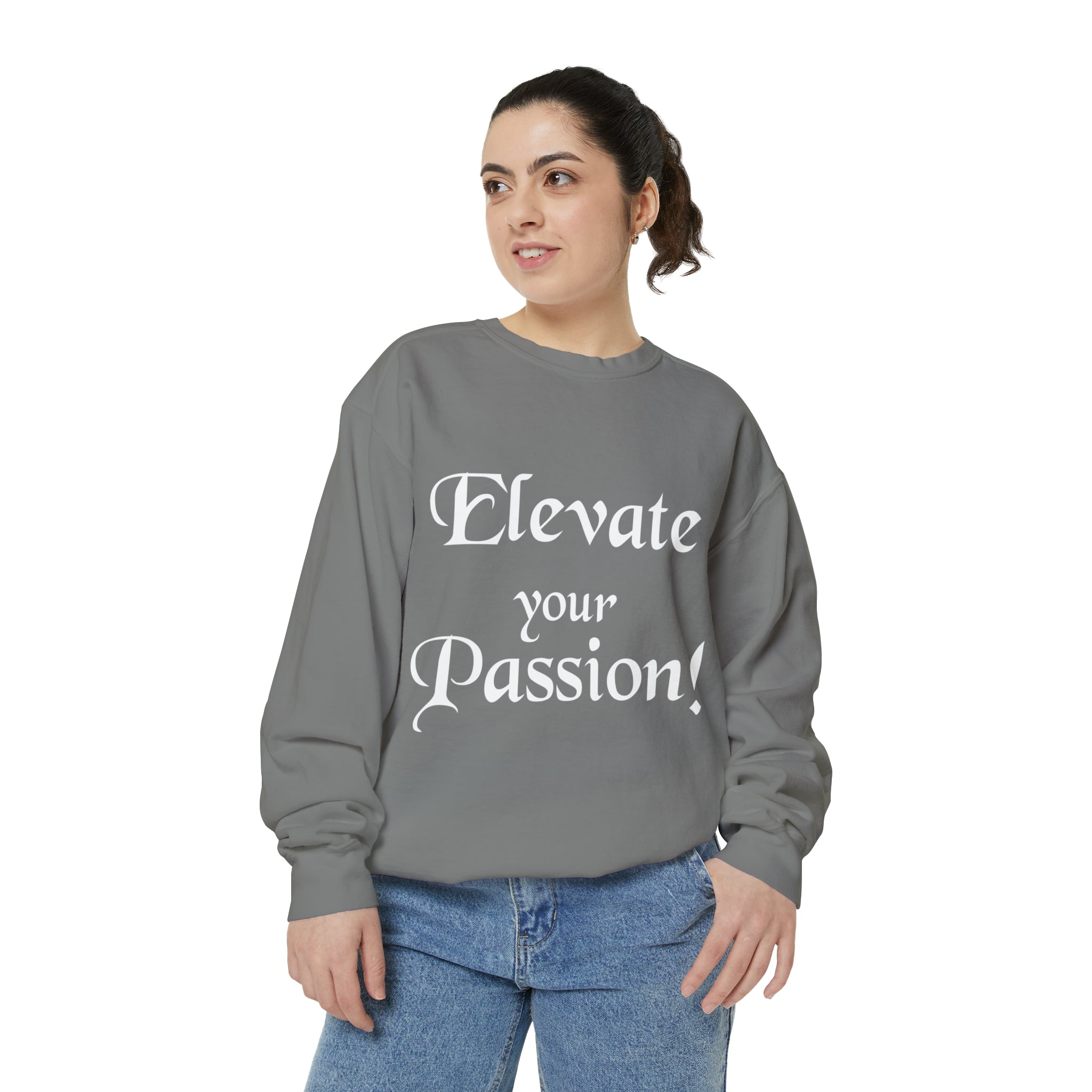Sudadera unisex teñida en prenda