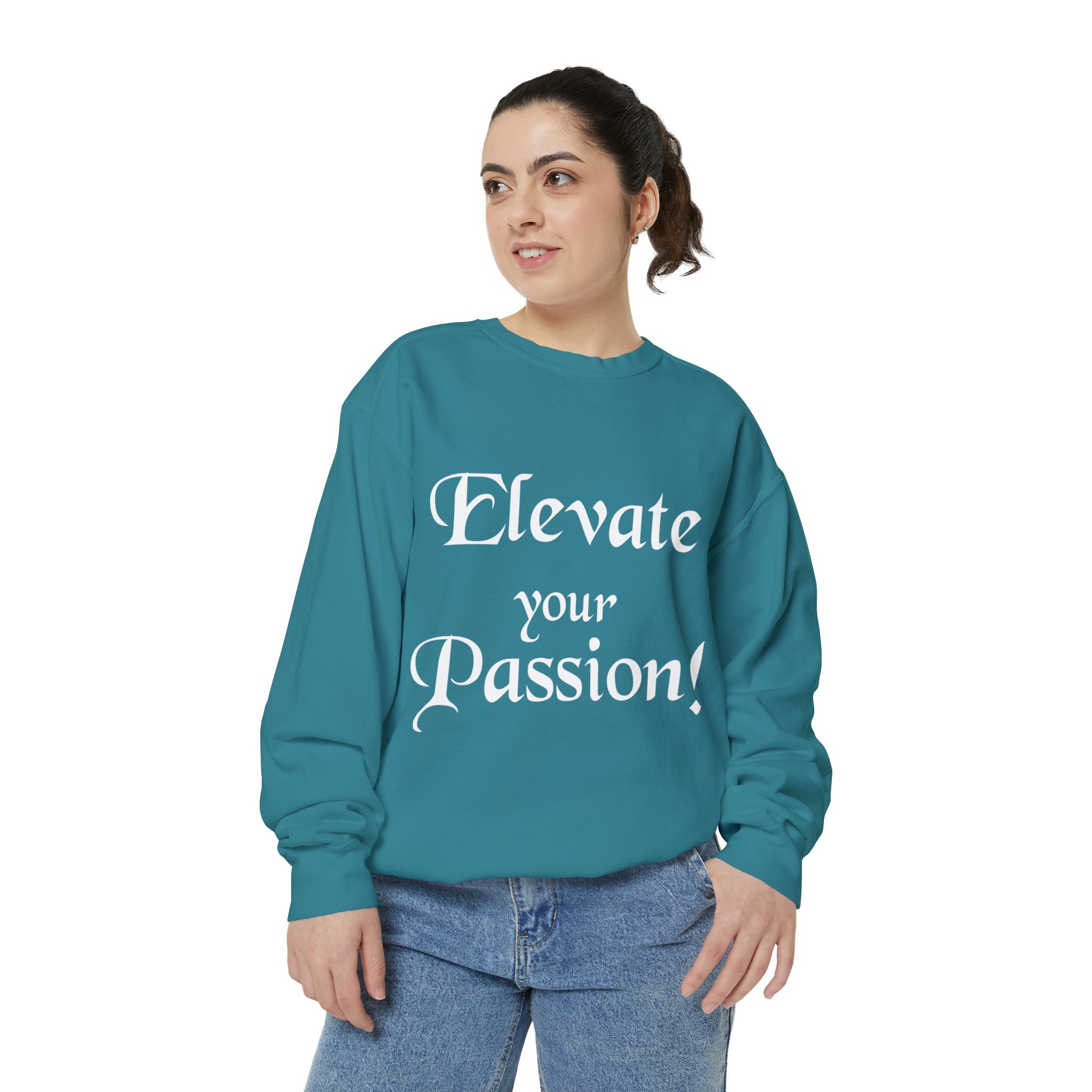 Sudadera unisex teñida en prenda
