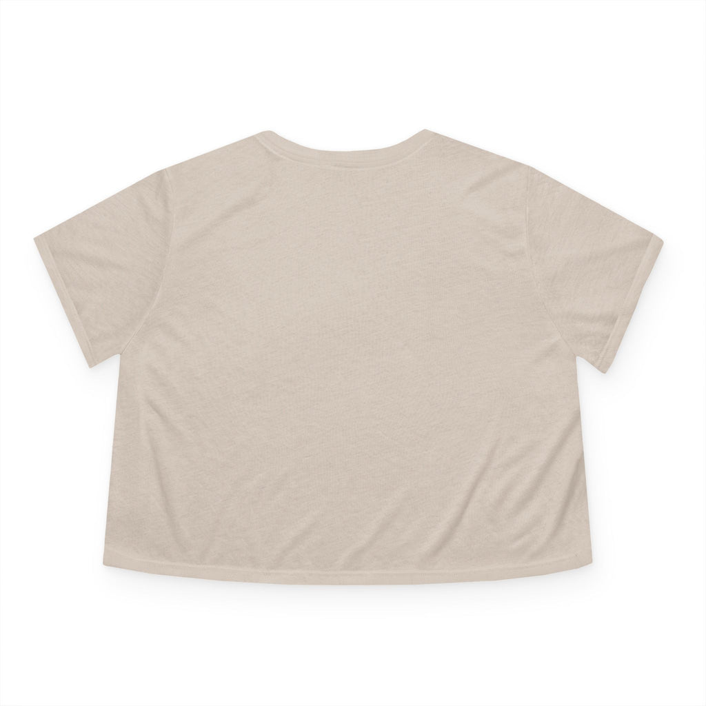 Camiseta corta fluida para mujer