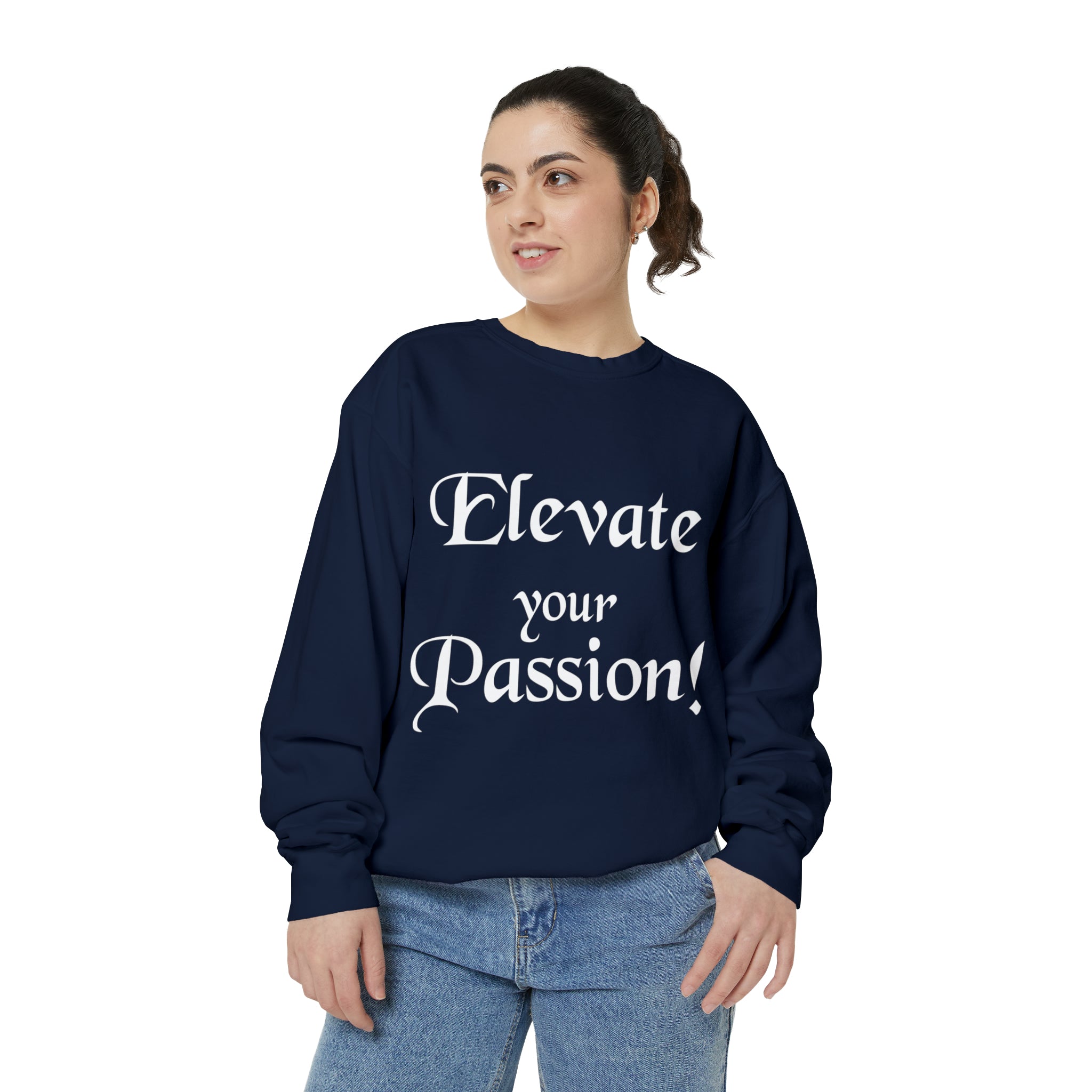 Sudadera unisex teñida en prenda