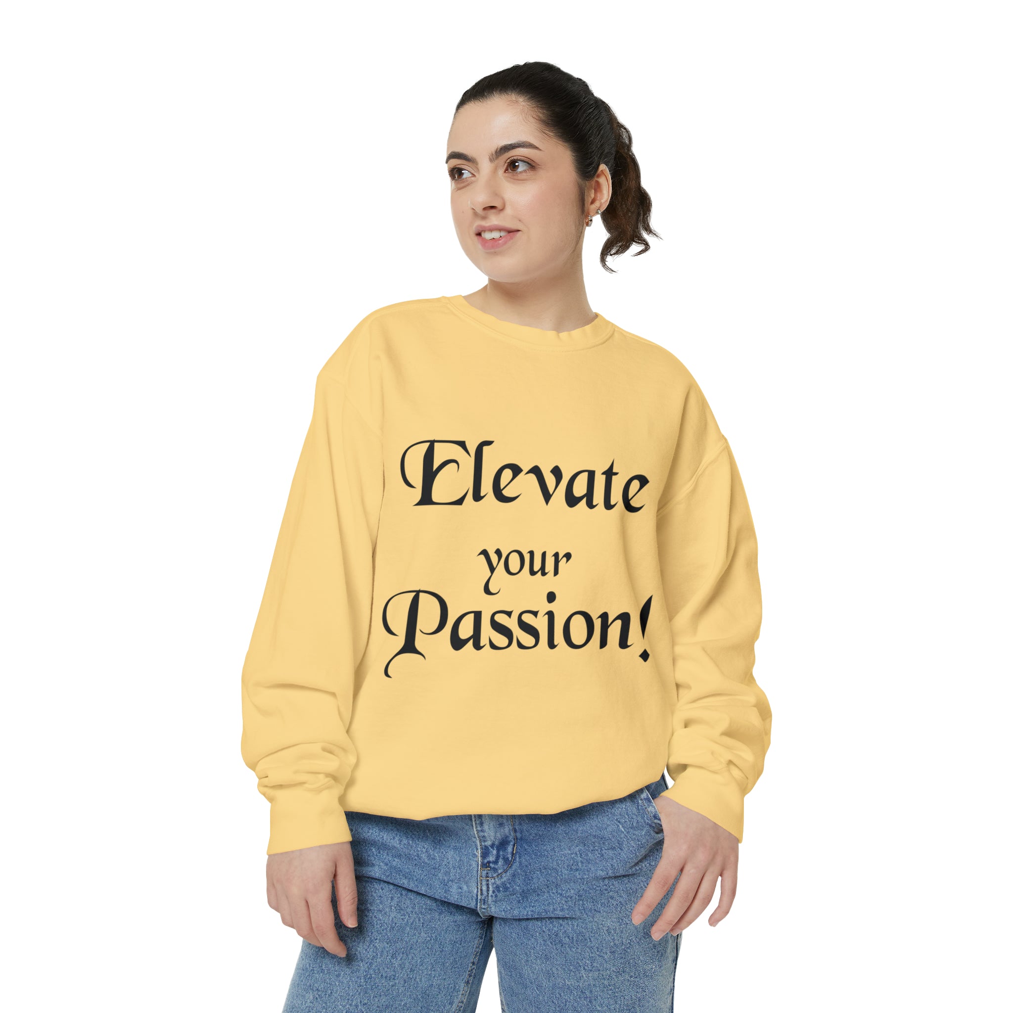 Sudadera unisex teñida en prenda