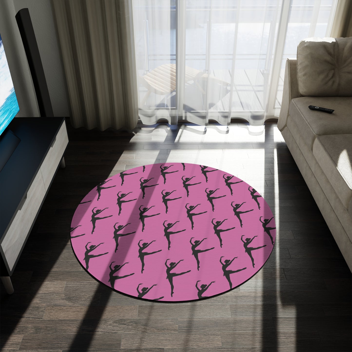 Attitude Efface Ballerina Rug - Round Rug