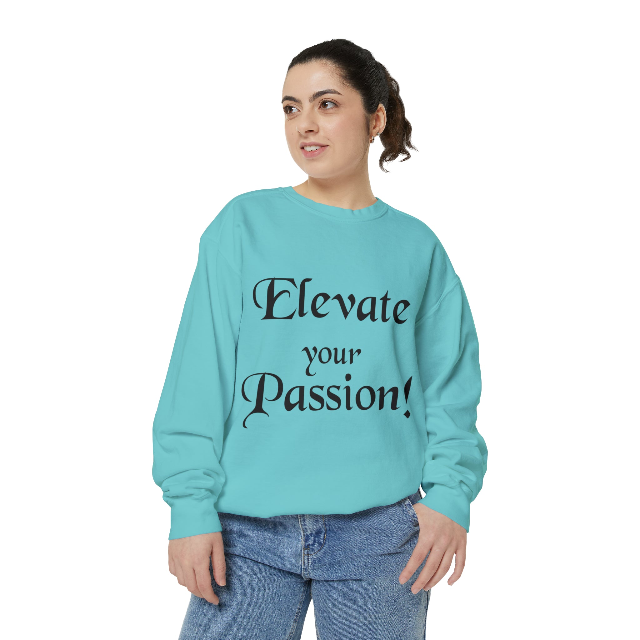 Sudadera unisex teñida en prenda