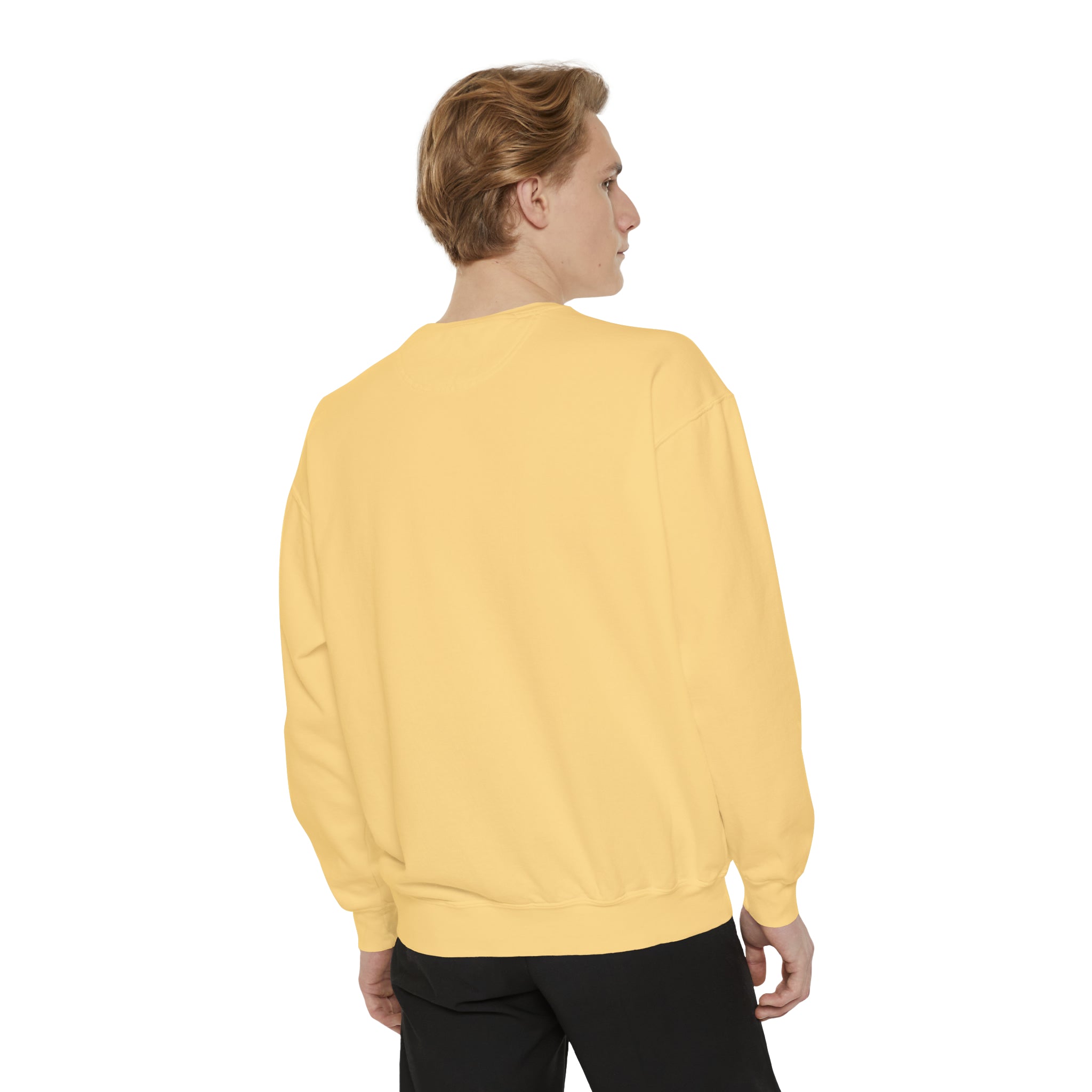 Sudadera unisex teñida en prenda