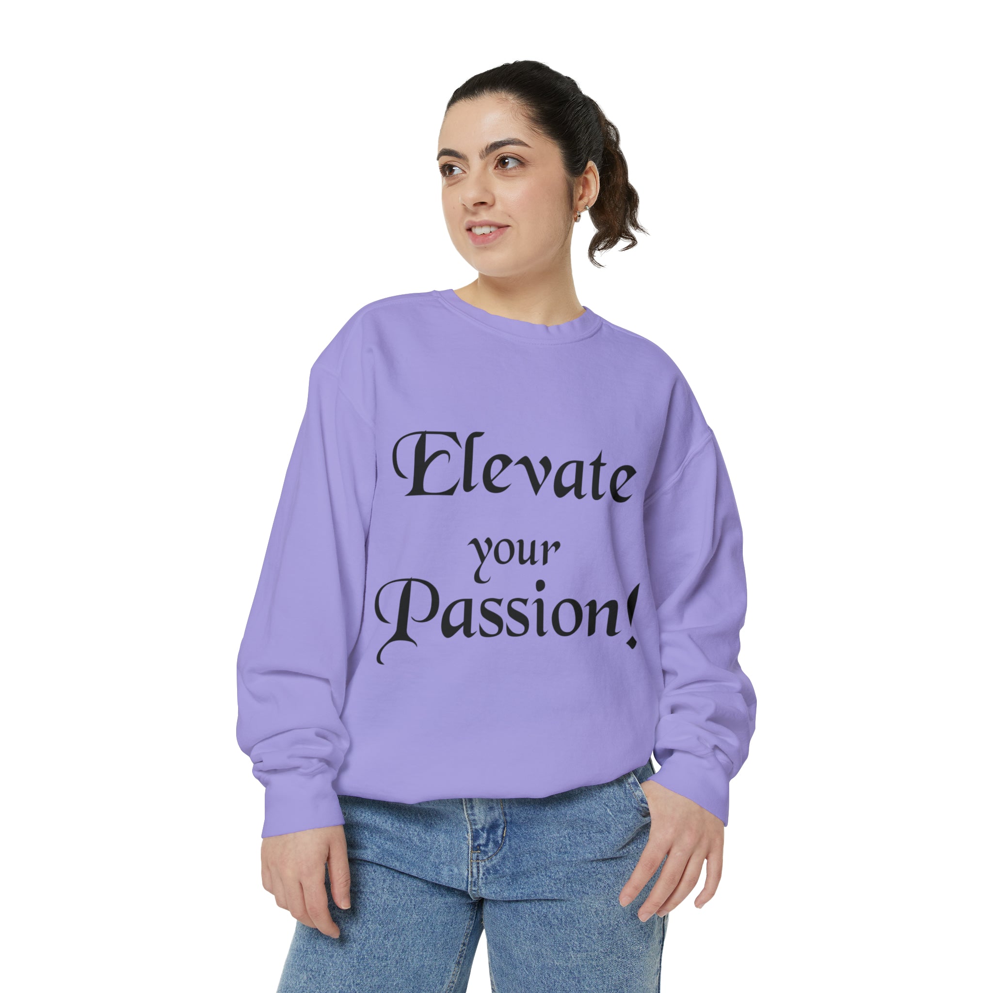 Sudadera unisex teñida en prenda